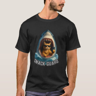 Lustiges Katze-Hai-Design Cooles Tier Meme Katze-H T-Shirt