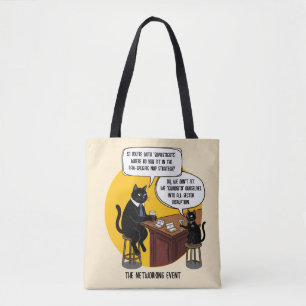 Lustiges Katzen-Büro-Humor-Netzwerktreffen-Meme-Ge