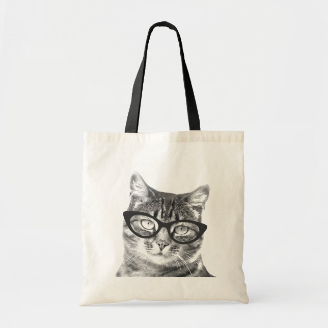 Lustiges Katzen-Foto-Taschen-Tasche | Kätzchen mit Tragetasche (Vorne)