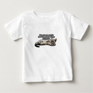 Lustiges Katzen-Meme für Katzenbesitzer und Katzen Baby T-shirt