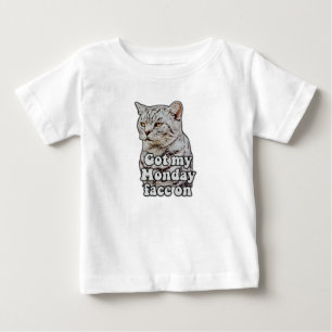 Lustiges Katzen-Meme für Katzenliebhaber und Katze Baby T-shirt
