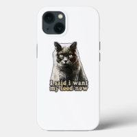 Lustiges Katzen-Meme für Katzenliebhaber und Katze