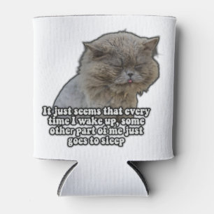 Lustiges Katzen-Meme für Katzenliebhaber und Katze Dosenkühler