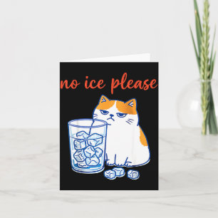 Lustiges Katzen-Meme Kein Eis Bitte Chinga La Migr Karte