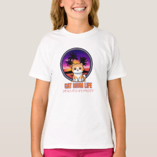 Lustiges Katzen-Mom-Leben T-Shirt