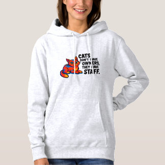 Lustiges Katzen-Zitat Hoodie