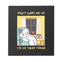 lustiges Katzendesign für Kinder - trendiges Desig Notizblock