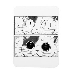 Lustiges Katzendesign Magnet