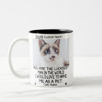 lustiges Katzengeschenk, Personalisiertes KatzenFo