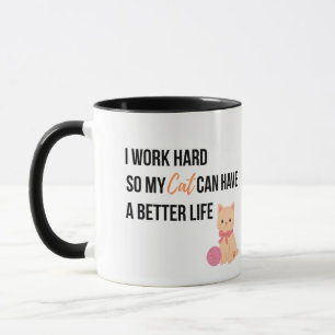 Lustiges Katzenmutter-Ästhetik-Design Tasse