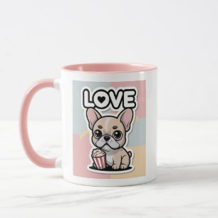Lustiges Kawaii-Frenchie-Kaffeetassengeschenk für  Tasse