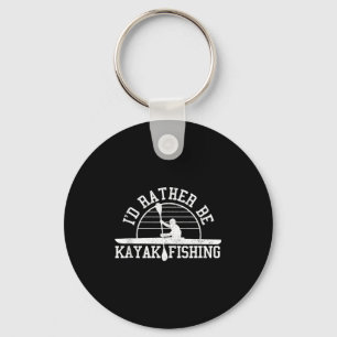 Lustiges Kayak-Angeln Kayak-Angler-Geschenk Tank T Schlüsselanhänger