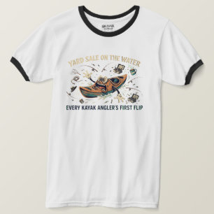 Lustiges Kayak-Angeln-Yard-Sale-T-Shirt T-Shirt