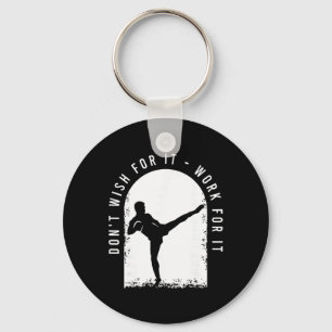 Lustiges Kickbox-Outfit für einen Kickboxer Schlüsselanhänger
