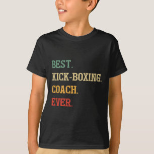 Lustiges Kickbox-Trainer-Geschenk Bester Kickbox-T T-Shirt
