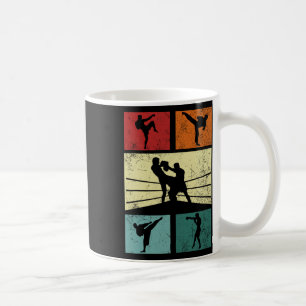 Lustiges Kickboxen für Männer Frauen Kickboxer Wor Kaffeetasse