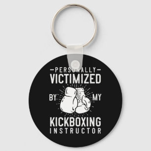Lustiges Kickboxen-Geschenk für Kickboxer Workout Schlüsselanhänger