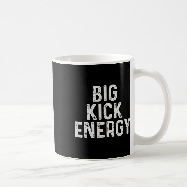 Lustiges Kickboxen Große Kick-Energie  Kaffeetasse (Rechts)