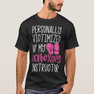 Lustiges Kickboxer-Geschenk Persönlich Opfer Meine T-Shirt