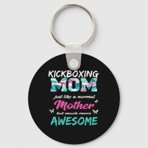 Lustiges Kickboxing-Mutter-T-Shirt Sport Mutter Schlüsselanhänger
