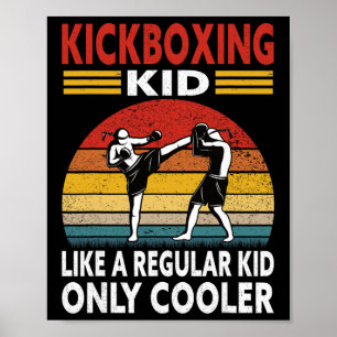 Lustiges Kinder-Kickboxer-Outfit - Boxen Kinder Ki Poster