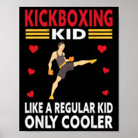 Lustiges Kinderkickboxer-Outfit - Boxendes Kind