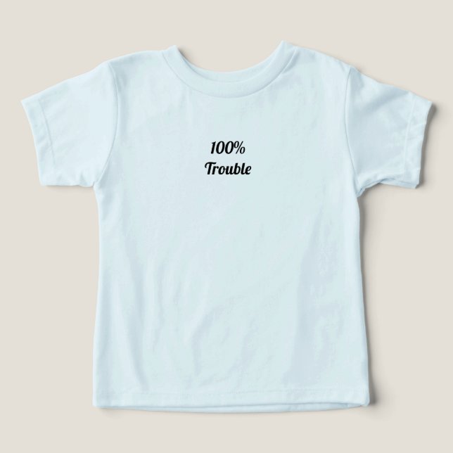 Lustiges Kindershirt 100% Ärger  (Design Vorderseite)