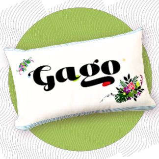 Lustiges Kissen 'Gago' Filipino Boho Dekor