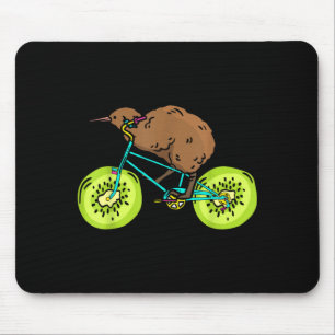 Lustiges Kiwi-Biker-Fahrradgeschenk Neuseeland  Mousepad