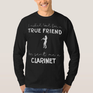 Lustiges Klarinetten-T-Shirt: Gott schickte mir ei T-Shirt