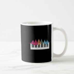 Lustiges Klavierdesign für Männer Frauen Kinder Pi Kaffeetasse