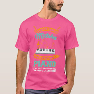 Lustiges Klavieroutfit für einen Klavierspieler T-Shirt