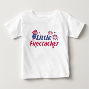 Lustiges kleines Knallkörper-Feuerwerk zum 4. Juli Baby T-shirt