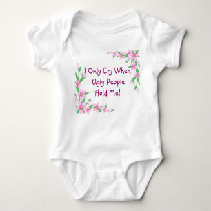 Lustiges Kleinkind Onsie/T-Shirt Blumen Baby Strampler