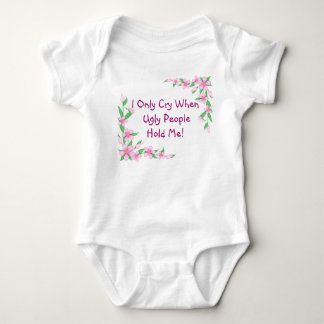 Lustiges Kleinkind Onsie/T-Shirt Blumen Baby Strampler