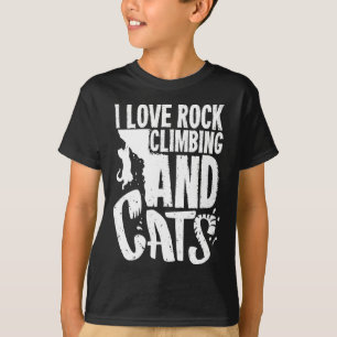 Lustiges Klettergeschenk für Katzenliebhaber T-Shirt