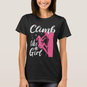 Lustiges Kletterliebhaber-Grafik für Frauen und Mä T-Shirt