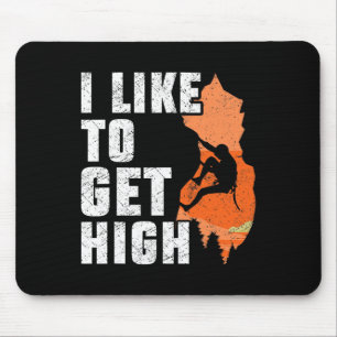 Lustiges Klettern für Männer Frauen Berg Indoor Mousepad