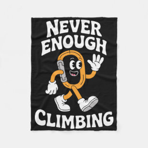 Lustiges Klettern oder Retro Bouldering Fleecedecke