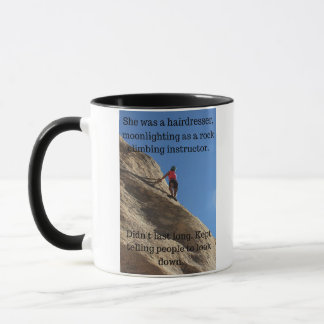 Lustiges Klettern Tasse