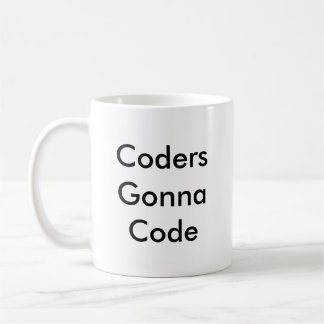Lustiges Kodierer-Geschenk-'Kodierer, die zu Code Tasse