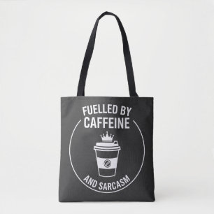 Lustiges Koffein- und Sarkasmus-Zitat-Design