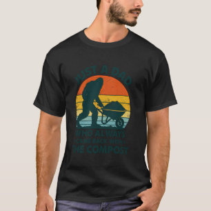 Lustiges Kompost-Sonnenuntergangs-Design für Gärtn T-Shirt