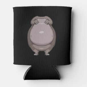Lustiges Kopf-los-Hippo-Halloween-Kostüm Lustig F Dosenkühler