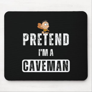 Lustiges Kostüm: Ich bin ein Höhlenmensch Hallowee Mousepad