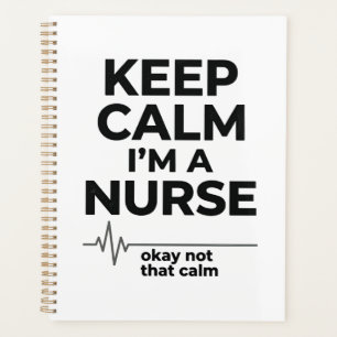 Lustiges Krankenpfleger Keep Calm Vintage Gravur S Planer