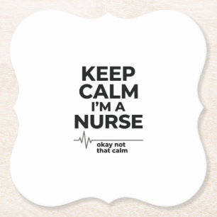 Lustiges Krankenpfleger Keep Calm Vintage Gravur S Untersetzer