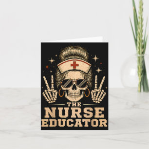 Lustiges Krankenschwester-Halloween-Shirt The Nurs Karte