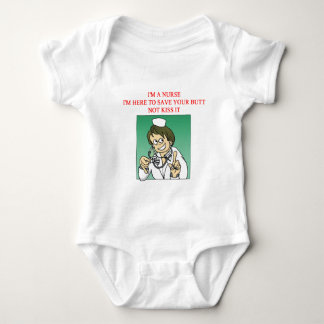 lustiges Krankenschwestersprichwort Baby Strampler
