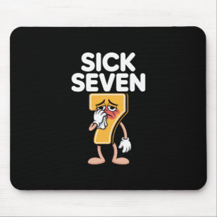 Lustiges Krankes Sieben 67 Halloween-Kostüm Mousepad
